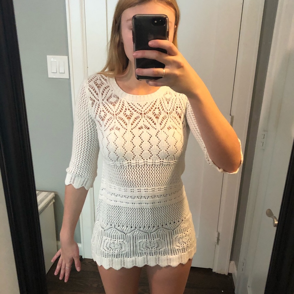 Cream sweater
